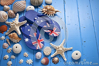 Australia Travel Shells Background