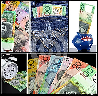 Australian Money Collage