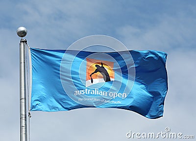The Australian Open flag