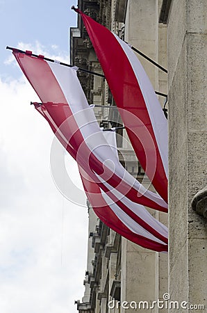 Austrian flags