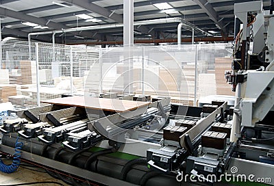 Automatized wood factory
