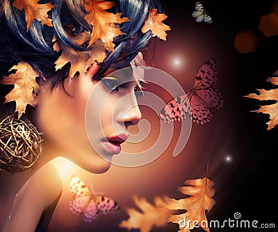 Autumn Woman Portrait