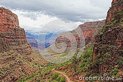 AZ-Grand Canyon National Park-S Rim- Bright Angel Trail