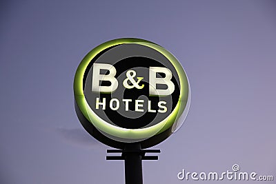B and B Hotel Sign