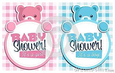 Baby shower invitation greeting cards