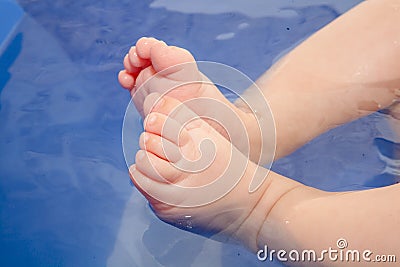 Baby in the Water: Little Feet