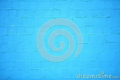 Background of blue brick wall texture