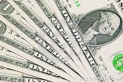 Background with money US dollar bills