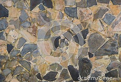 Background of slate stone wall surface