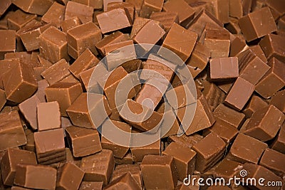 Background texture of caramel toffee