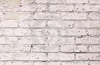 Background wall brick, white, beige texture