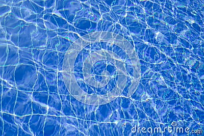 Background of water in swimming pool