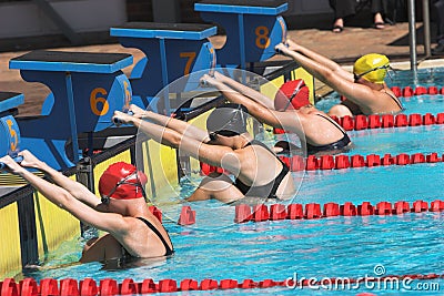 Backstroke start