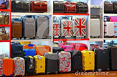 Bags and luggage store