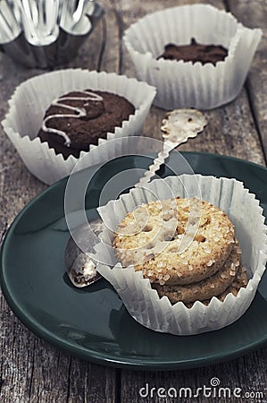 Baked cakes for tea