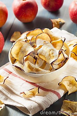 Baked Dehydrated Apples Chips