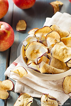 Baked Dehydrated Apples Chips