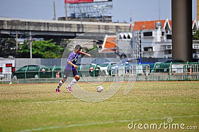 Ball kick from socker in thailand