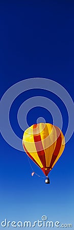 Balloon in flight at Albuquerque Balloon Festival