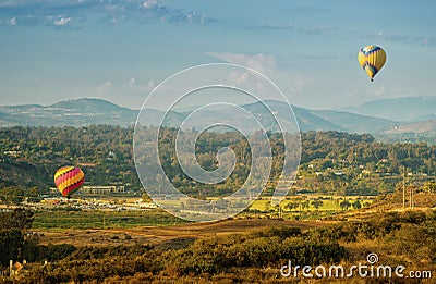 Balloons Lift Off, Del Mar, California