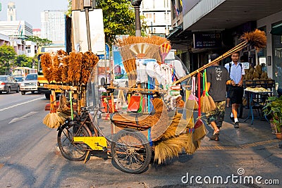 Bangkok Brush Delivery Bike