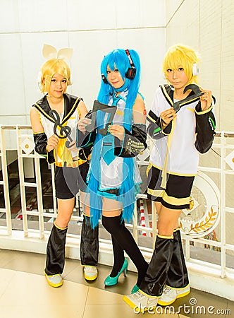 Japanese anime cosplay in Comic Party 46th.