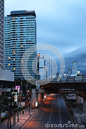 Bangkok at night.