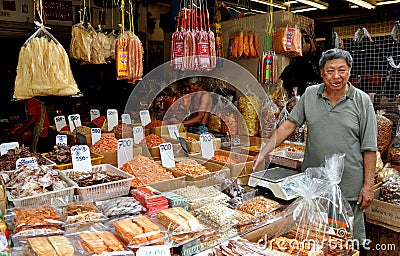 Bangkok, Thailand: Chinatown Food Shop