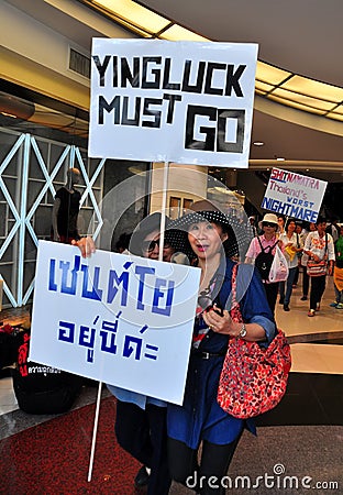 Bangkok, Thailand: Operation Shut Down Bangkok Protestor