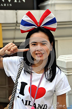 Bangkok, Thailand: Operation Shut Down Bangkok Protestor