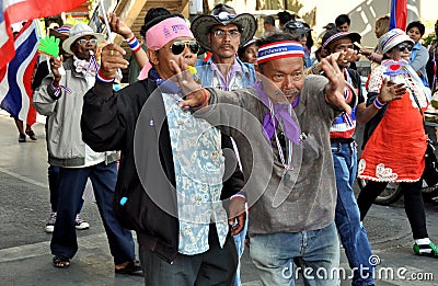 Bangkok, Thailand: Operation Shut Down Bangkok Protestors