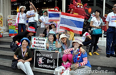 Bangkok, Thailand: Operation Shut Down Bangkok Protestors