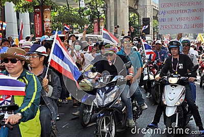 Bangkok, Thailand: Operation Shut Down Bangkok Protestors