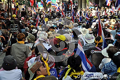 Bangkok, Thailand: Operation Shut Down Bangkok Protestors