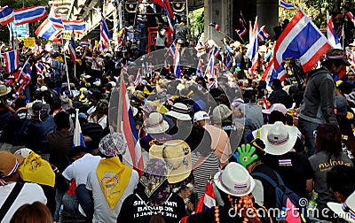 Bangkok, Thailand: Operation Shut Down Bangkok Protestors