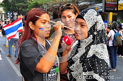 Bangkok, Thailand: Operation Shut Down Bangkok Protestors