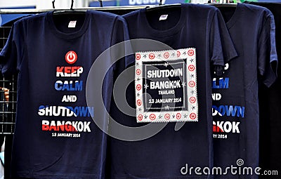 Bangkok, Thailand: Shut Down Bangkok Tee-Shirts