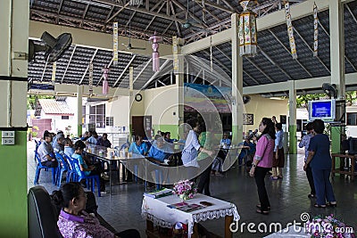 Banquet for elderly people