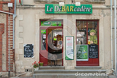 Bar at Grandcamp-Maisy, Normandy, France