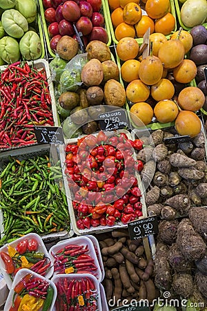 Barcelona - The Famous Food Market - Spain