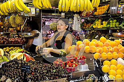 Barcelona - Food Market - Spain.