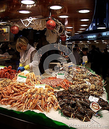 Barcelona market, Spain