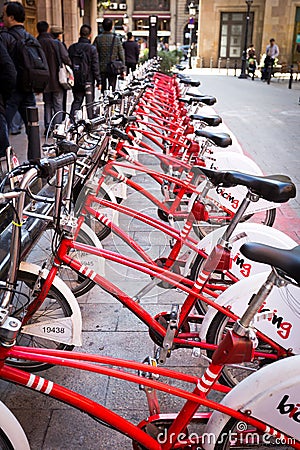 Barcelona public bike sharing