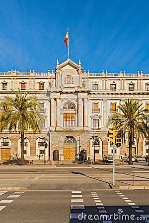 Barcelona, Spain modernizm building by Port Vell