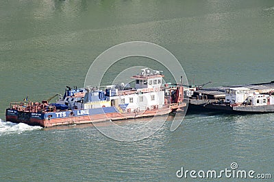 Barge at Danube