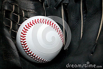 Baseball in Glove