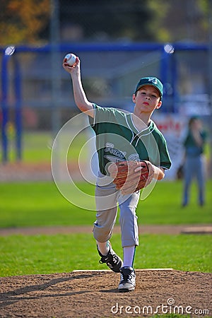 Baseball pitcher Pitching