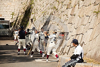 Baseball practice