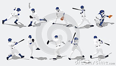 Baseball Silhouettes