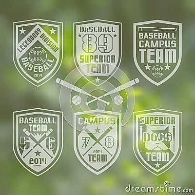 Baseball team emblem